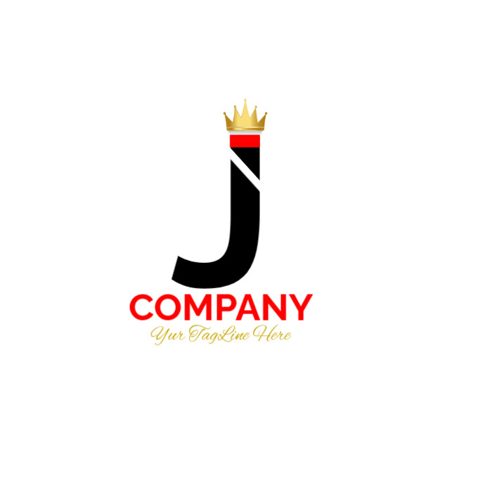 J Logo | Letter J Logo | Letter J Logo Crown template